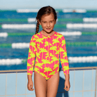 Funkita Funkita Toddler Girl's Sun Cover One Piece - Sweet Coconuts Funkita Toddler Girl's Sun Cover One Piece - Sweet Coconuts Splash Swimwear One Pieces