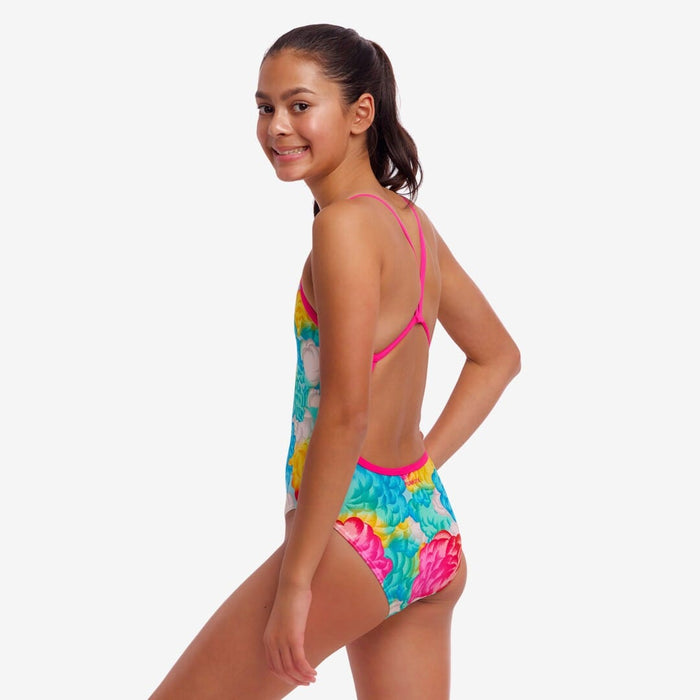 Funkita Girl's Single Strap One Piece - Cloudy Colours Funkita Girl's Single Strap One Piece - Cloudy Colours Splash Swimwear Bikini Bottoms