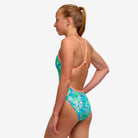 Funkita Girls Funkita Girl's Single Strap One Piece - Green Green Grass Funkita Girl's Single Strap One Piece - Green Green Grass Splash Swimwear One Piece