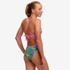 Funkita Girls Funkita Girl's Tie Me Tight One Piece - Lakes & Saddles Funkita Girl's Tie Me Tight One Piece - Lakes & Saddles Splash Swimwear One Piece