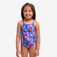 Funkita Girls kids Toddler Girl's Printed One Piece - Birds Gone Wild Funkita Toddler Girl's Printed One Piece - Birds Gone Wild