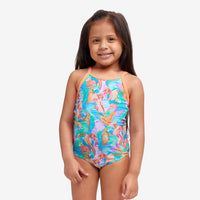 Funkita Girls kids Toddler Girl's Printed One Piece - Birdsville Funkita Toddler Girl's Printed One Piece - Birdsville