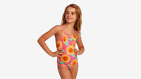 Funkita Girls Toddler Girl's Printed One Piece - Cher Shop Funkita Girls Ladies Single Strap One Piece - Trihard | Australian Swimwear Brands at Splash Swimwear Splash Swimwear kids