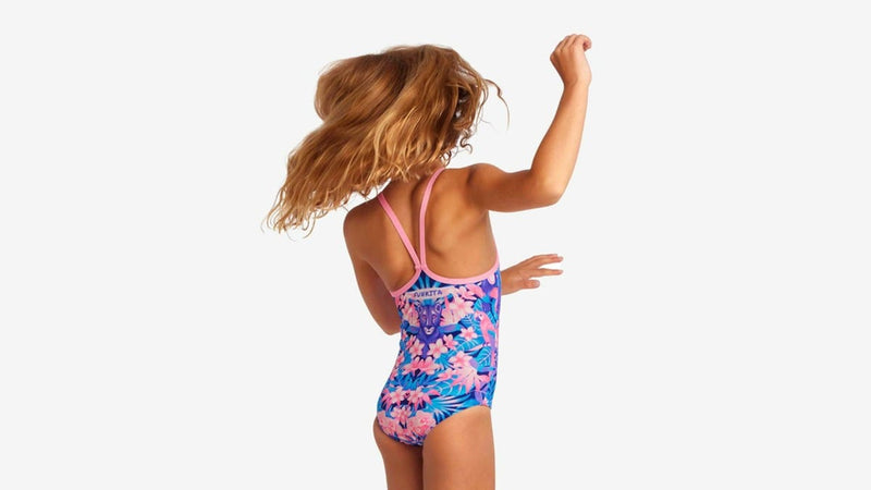 Funkita Girls Toddler Girl's Printed One Piece - Jingle Jungle Splash Swimwear kids