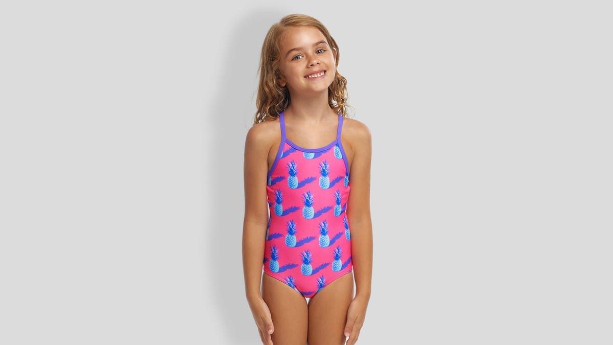 Funkita Girls Toddler Girls Printed One Piece - Pine Time Splash Swimwear kids