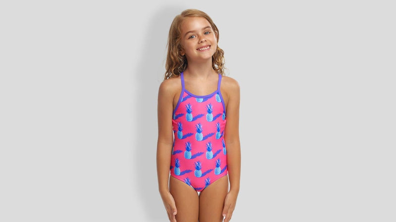 Funkita Girls Toddler Girls Printed One Piece - Pine Time Splash Swimwear kids