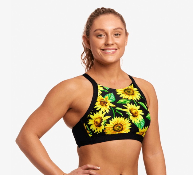 Funkita Ladies Hi Light DD/E Swim Top - Sunny Splash Swimwear Bikini Tops