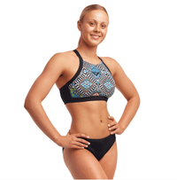 Funkita Ladies Hi Light Swim Top Weave Please Splash Swimwear Bikini Tops