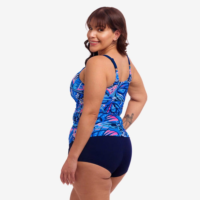 Funkita Ladies Scoop Neck Tankini Top - Soaring Hi Funkita Ladies Scoop Neck Tankini Top - Soaring Hi Splash Swimwear Bikini Bottoms