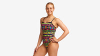 Funkita Ladies Single Strap One Piece - Serengeti Summer Shop Funkita Girls Ladies Single Strap One Piece - Serengeti Summer | Australian Swimwear Brands at Splash Swimwear Splash Swimwear One Pieces