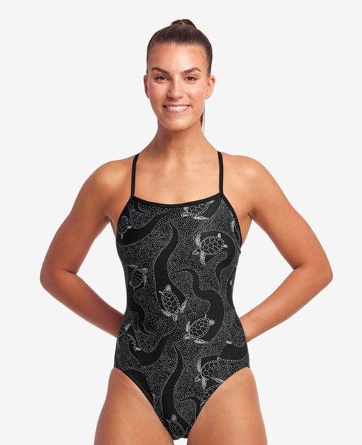 Single Strength One Piece -Sea Stars - Funkita - Splash Swimwear  - Jan23, One Pieces, Womens - Splash Swimwear 