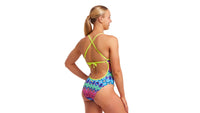 Tie Me Tight One Piece Kris Kringle - Funkita - Splash Swimwear  - Funkita, Oct23, One Pieces, Womens - Splash Swimwear 