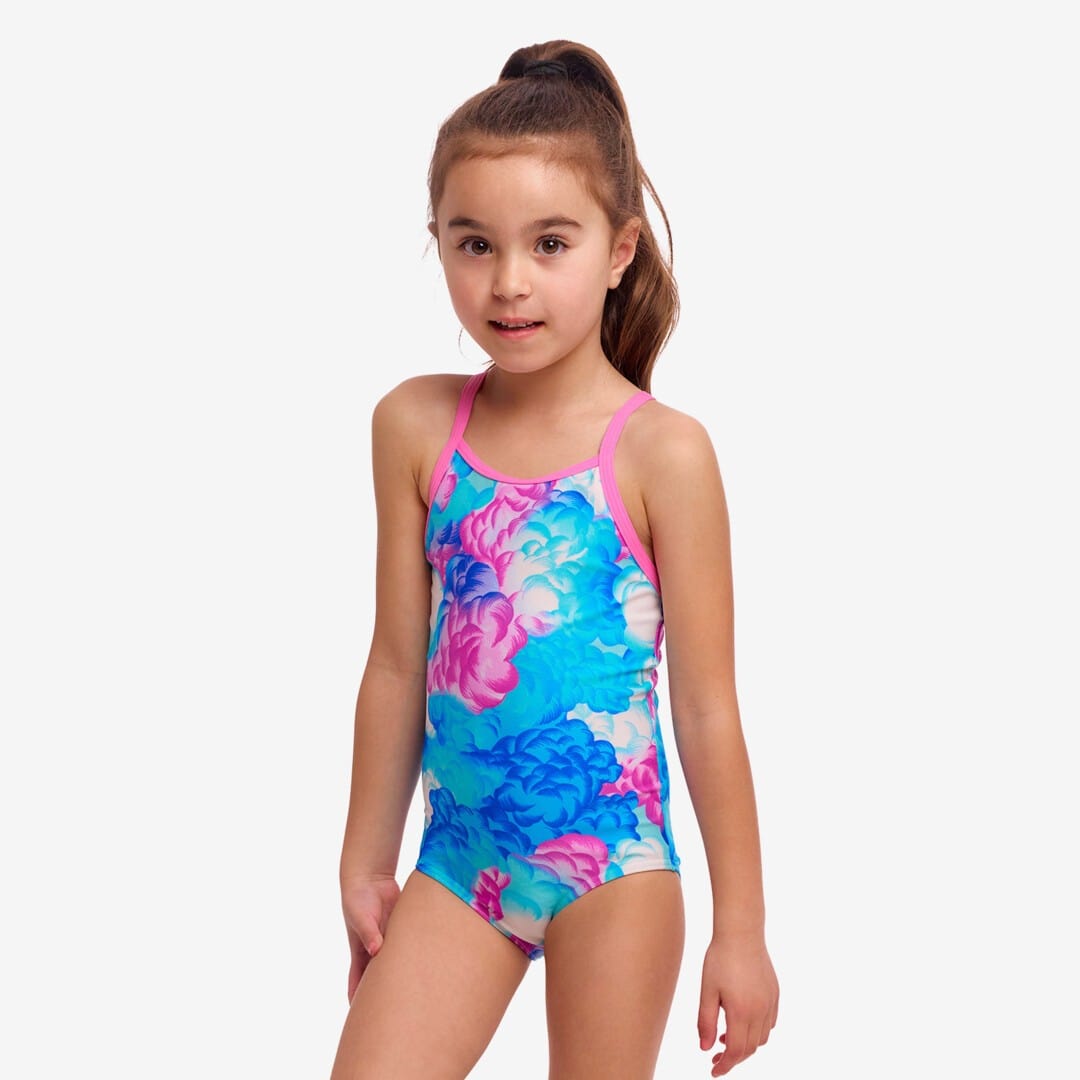 Funkita Toddler Girl's Printed One Piece - Cloud Street Funkita Toddler Girl's Printed One Piece - Cloud Street Splash Swimwear One Pieces