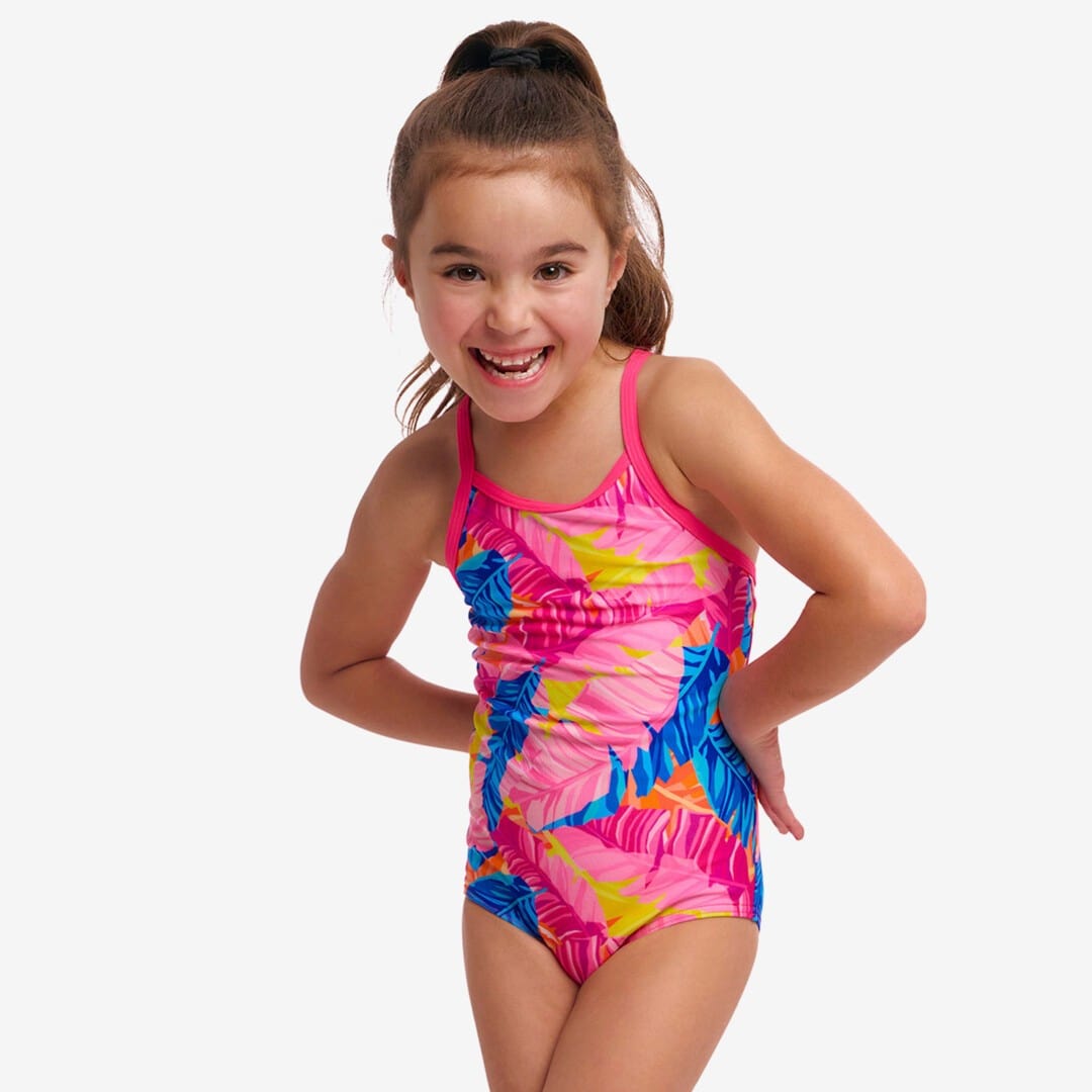 Funkita Toddler Girl's Printed One Piece - Just Jungle Funkita Toddler Girl's Printed One Piece - Just Jungle Splash Swimwear One Pieces
