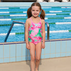 Funkita Toddler Girl's Printed One Piece - Tropic Palm Funkita Toddler Girl's Printed One Piece - Tropic Palm Splash Swimwear Bikini Bottoms