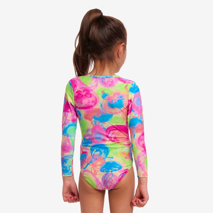 Funkita Toddler Girl's Sun Cover One Piece - Sweet Sting Funkita Toddler Girl's Sun Cover One Piece - Sweet Sting Splash Swimwear Bikini Bottoms