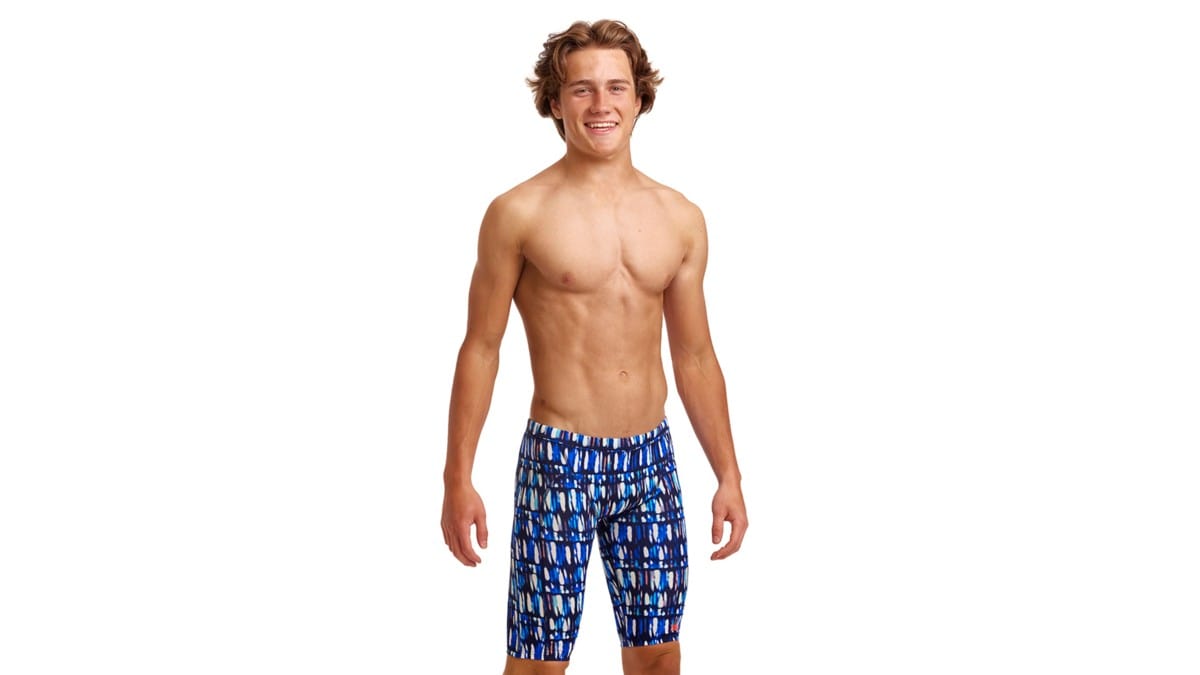 Boys Training Jammers Perfect Teeth - Funky Trunks - Splash Swimwear  - boys, Boys 8 - 16, funky trunks, kids, Oct23 - Splash Swimwear 