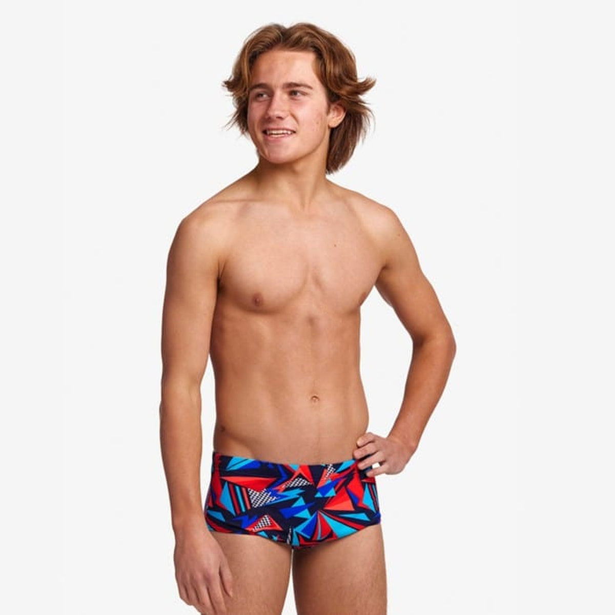 Funky Trunks Funky Trunks Boy's Sidewinder Trunks - Patriot Beat Funky Trunks Boy's Sidewinder Trunks - Patriot Beat Splash Swimwear