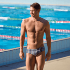 Funky Trunks Funky Trunks Men's Classic Brief - Admiralty Stripe Funky Trunks Men's Classic Brief - Admiralty Stripe Splash Swimwear