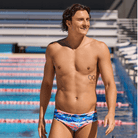 Funky Trunks Funky Trunks Men's Classic Brief - Forever Fossil Funky Trunks Men's Classic Brief - Forever Fossil Splash Swimwear