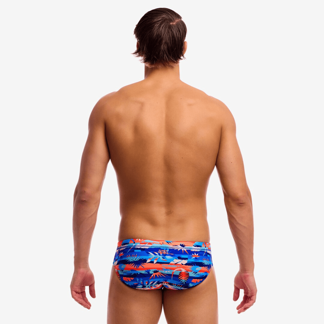 Funky Trunks Funky Trunks Men's Classic Brief - Forever Fossil Funky Trunks Men's Classic Brief - Forever Fossil Splash Swimwear