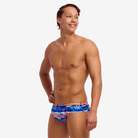 Funky Trunks Funky Trunks Men's Classic Brief - Forever Fossil Funky Trunks Men's Classic Brief - Forever Fossil Splash Swimwear
