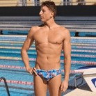 Funky Trunks Funky Trunks Men's Classic Brief -Messy Messy Messy Funky Trunks Men's Classic Brief -Messy Messy Messy Splash Swimwear