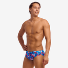 Funky Trunks Funky Trunks Men's Classic Brief -Messy Messy Messy Funky Trunks Men's Classic Brief -Messy Messy Messy Splash Swimwear