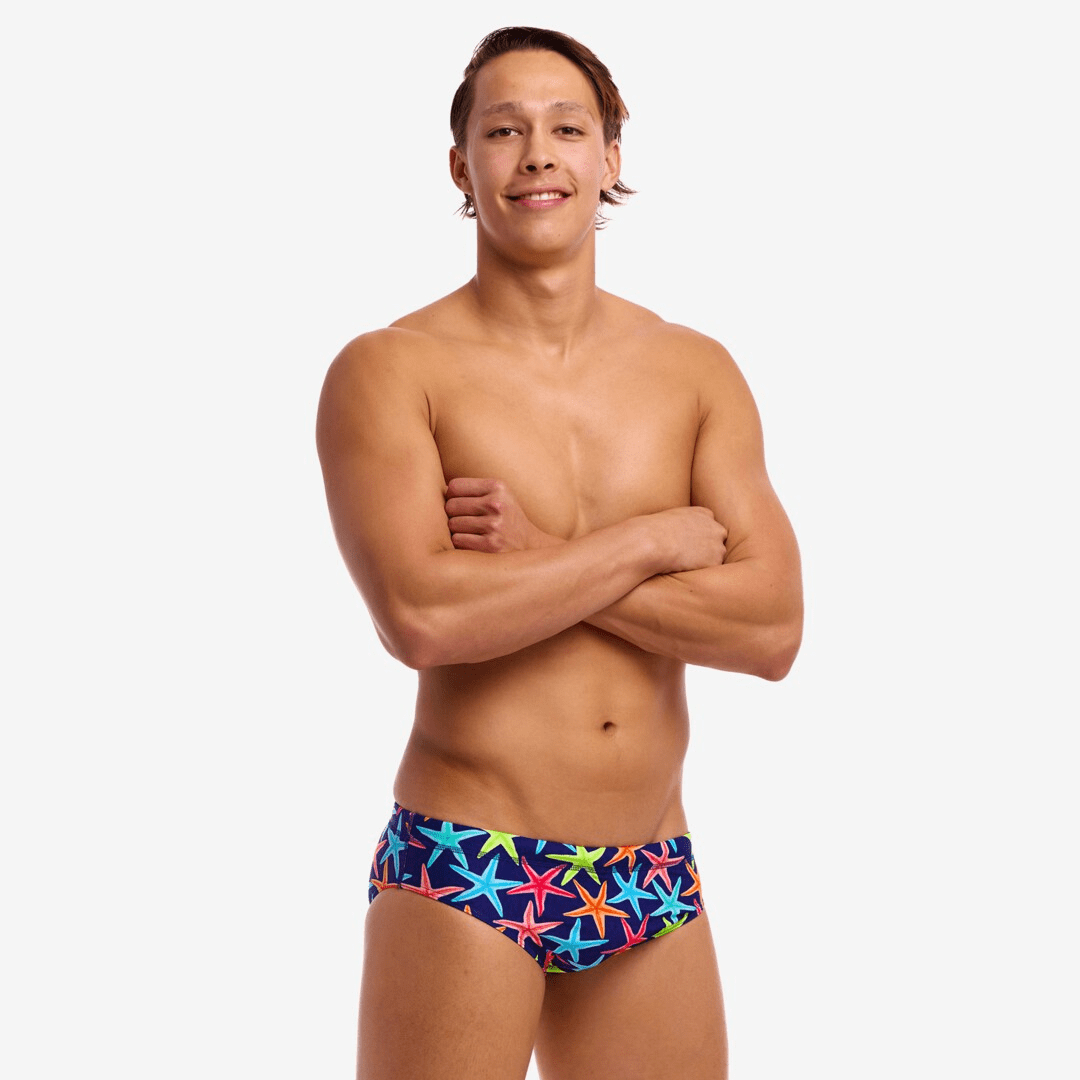Funky Trunks Funky Trunks Men's Classic Brief - Starry Night Funky Trunks Men's Classic Brief - Starry Night Splash Swimwear