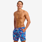Funky Trunks Funky Trunks Men's Long Johnny Short - Messy Messy Messy Funky Trunks Men's Long Johnny Short - Messy Messy Messy Splash Swimwear