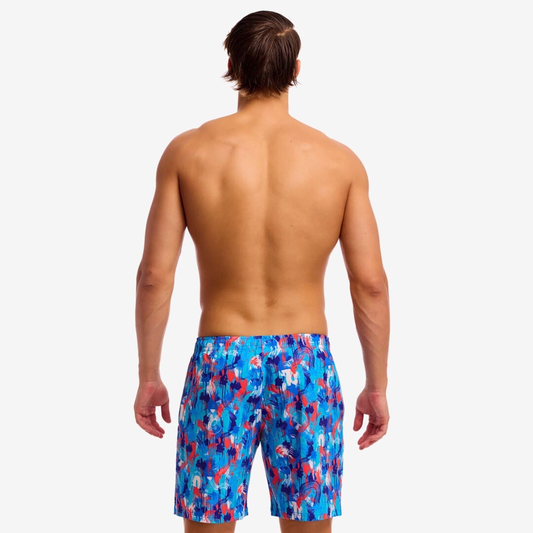 Funky Trunks Funky Trunks Men's Long Johnny Short - Messy Messy Messy Funky Trunks Men's Long Johnny Short - Messy Messy Messy Splash Swimwear