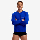 Funky Trunks Funky Trunks Men's Long Sleeve Rash Vest Still Speed Funky Trunks Men's Long Sleeve Rash Vest Still Speed Splash Swimwear Rashies & Sunsuits
