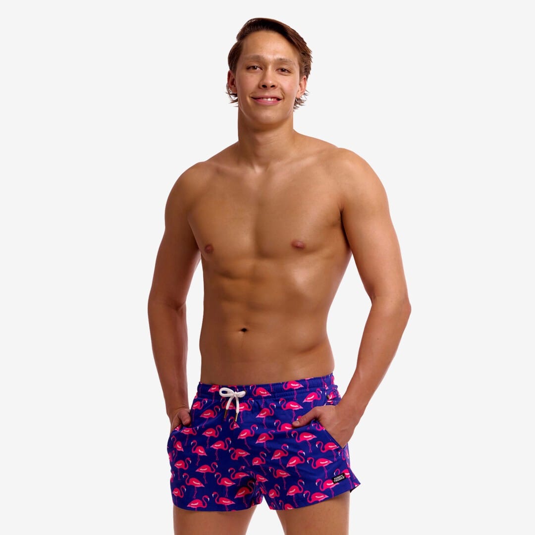 Funky Trunks Funky Trunks Men's Shorty Shorts Short - Flocked Up FT40M723030 Funky Trunks Men's Shorty Shorts Short - Flocked Up Splash Swimwear Mens Shorts S