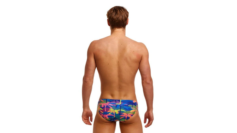 Funky Trunks Men's Classic Briefs Palm A Lot Funky Trunks Men's Classic Briefs Palm A Lot Splash Swimwear