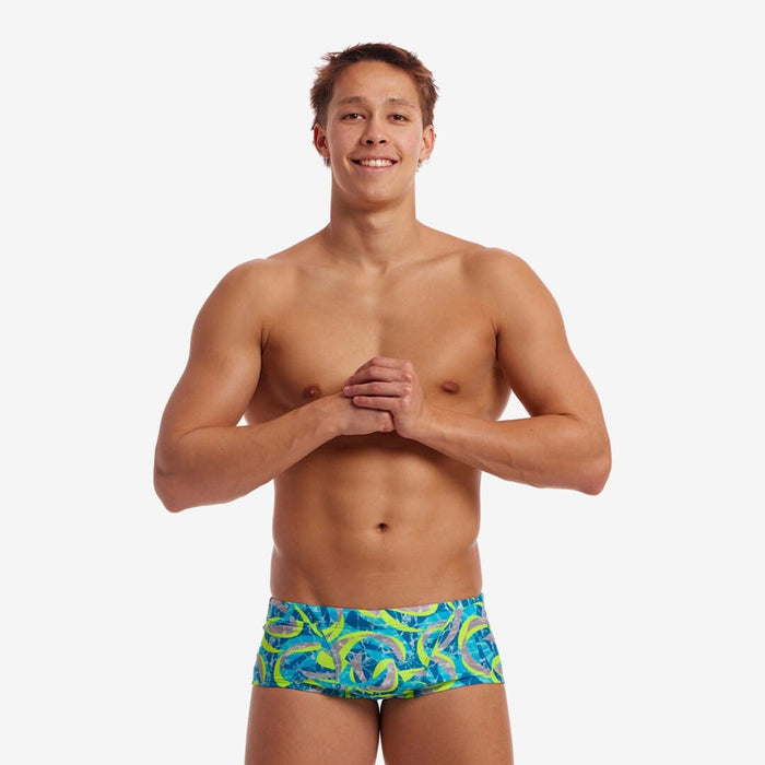 Funky Trunks Men's Classic Trunks - Ice Slicer Funky Trunks Men's Classic Trunks - Ice Slicer Splash Swimwear Mens Shorts