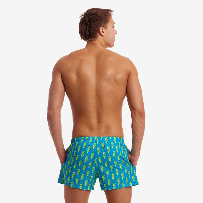 Funky Trunks Men's Shorty Shorts Short - Bolted Funky Trunk Men's Shorty Shorts Short - Bolted Splash Swimwear Mens Shorts