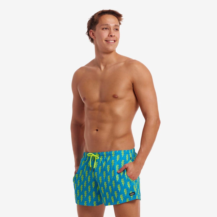 Funky Trunks Men's Shorty Shorts Short - Bolted Funky Trunk Men's Shorty Shorts Short - Bolted Splash Swimwear Mens Shorts