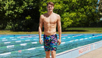 Funky Trunks Mens Training Jammers - Beat It Funky Trunks Mens Classic Trunks - Glow Rider Splash Swimwear