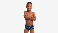 Toddler Boys Printed Trunks - Can We Build It? - Funky Trunks - Splash Swimwear  - Aug23, boys, boys 00-7, funky trunks, kids - Splash Swimwear 