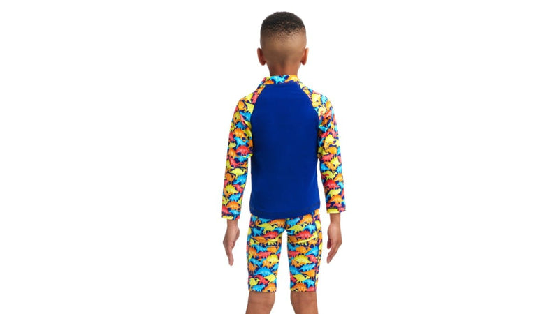 Toddler Boys Zippy Rash Vest - Swimmasaurus - Funky Trunks - Splash Swimwear  - Aug23, boys, boys 00-7, funky trunks, kids - Splash Swimwear 