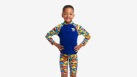 Toddler Boys Zippy Rash Vest - Swimmasaurus - Funky Trunks - Splash Swimwear  - Aug23, boys, boys 00-7, funky trunks, kids - Splash Swimwear 