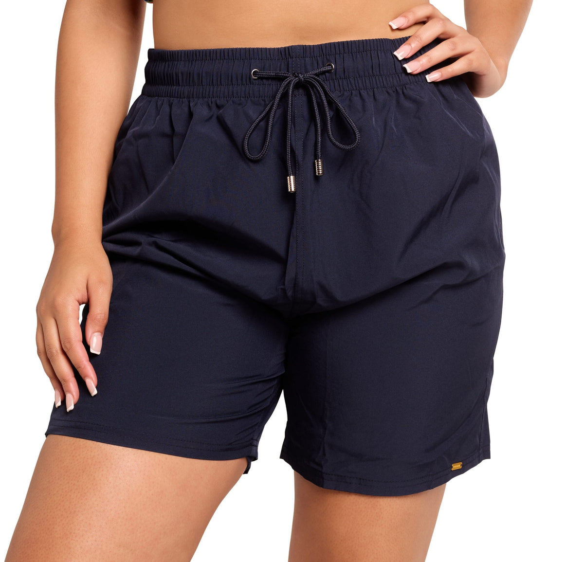 Genevieve Swimwear Genevieve Boardshorts CR4-468-NVY Genevieve Boardshorts - Black & Navy | Australia Splash Swimwear Boardshorts Navy / 10 659048571586