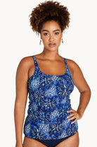 Genevieve Swimwear Genevieve Scoop Neck Mastectomy Tankini - Piana Waves CR3-970M-PW Genevieve Scoop Neck Mastectomy Tankini - Piana Waves Splash Swimwear Swim Dress, Tankini & One Piece 12 674026868984