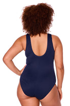 Genevieve Swimwear Genevieve Structured Zip Front Mastectomy One Piece - Chevron Jacquard Genevieve Structured Zip Front Mastectomy One Piece - Chevron Jacquard | Australia Splash Swimwear Swim Dress, Tankini & One Piece