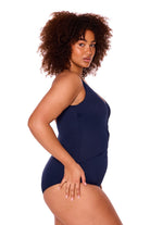 Genevieve Swimwear Genevieve Wrap One Piece - Chevron Jacquard Genevieve Wrap One Piece - Chevron Jacquard | Australia Splash Swimwear Swim Dress, Tankini & One Piece