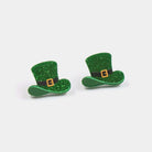 Glitterbugs Acrylic Earrings - St Paddy's Hat Stud 33869931057785 Acrylic Earrings - St Paddy's Hat Stud Splash Swimwear Womens Accessories 1000011564