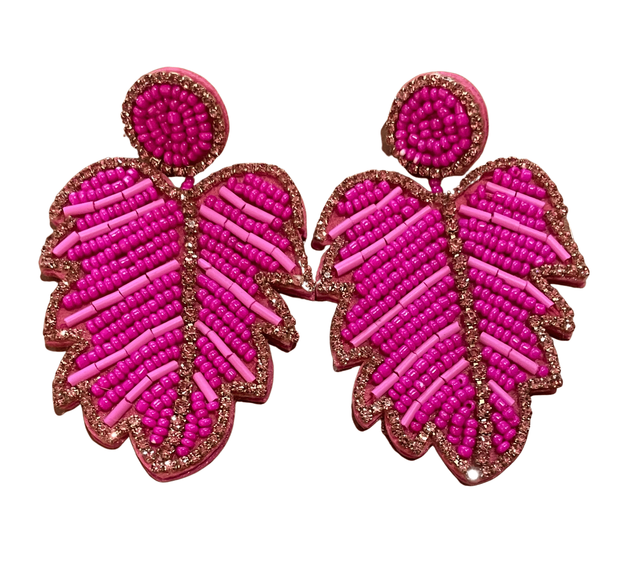 Glitterbugs Statement Monsteria Earrings Splash Swimwear Earrings