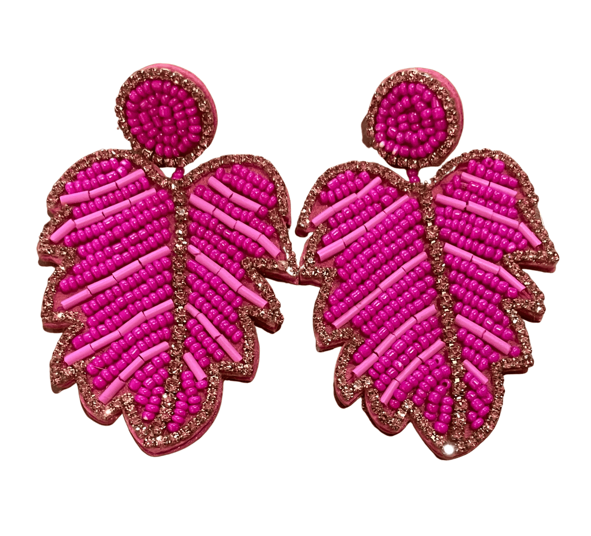 Glitterbugs Statement Monsteria Earrings Splash Swimwear Earrings