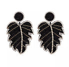 Glitterbugs Statement Monsteria Earrings Splash Swimwear Earrings Black 1000011651