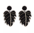 Glitterbugs Statement Monsteria Earrings Splash Swimwear Earrings Black 1000011651